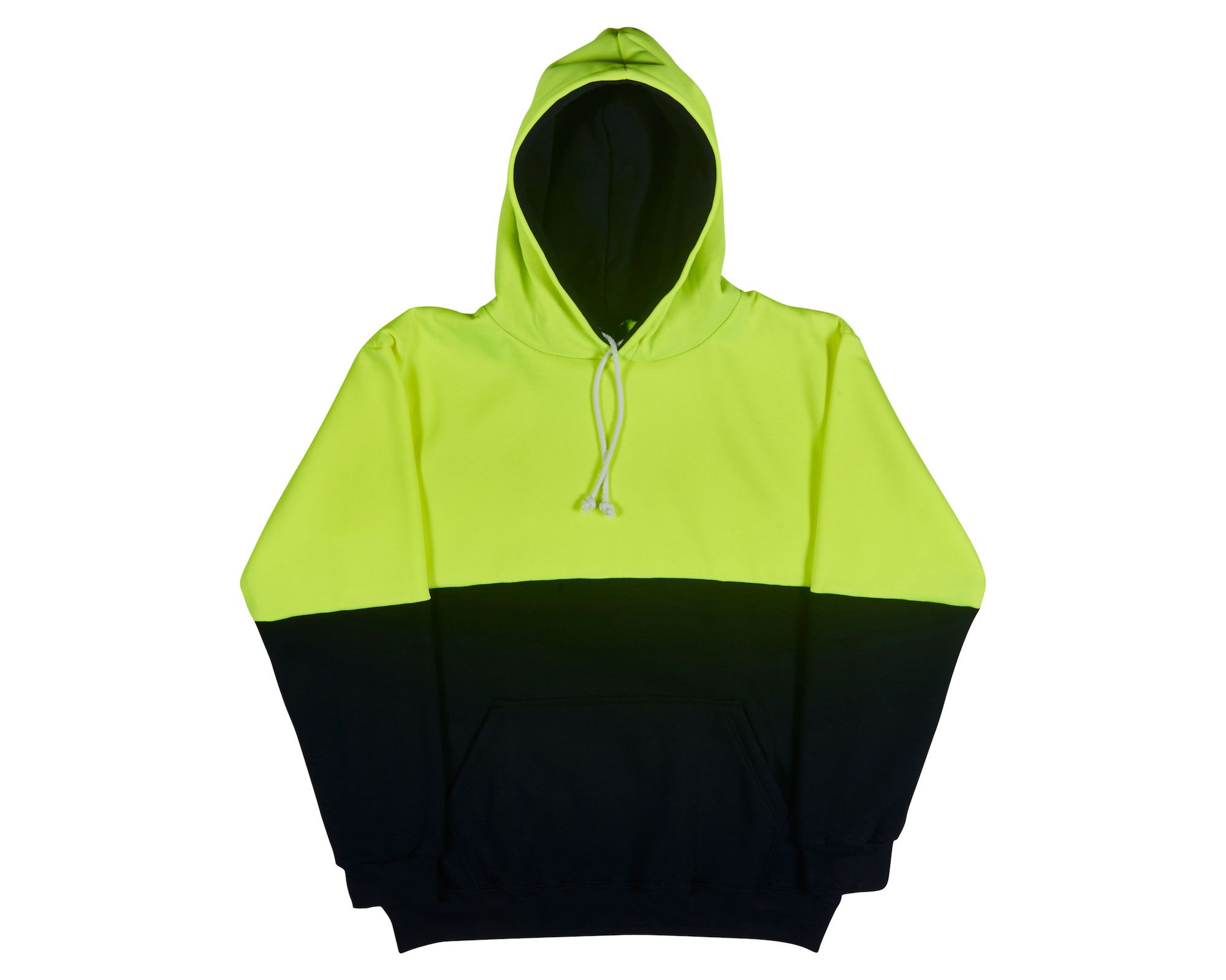 shelikes Mens no Zip 2 Tone Hi Vis Visibility Sweatshirt Tape Band Pull Over Security Crew Neck 